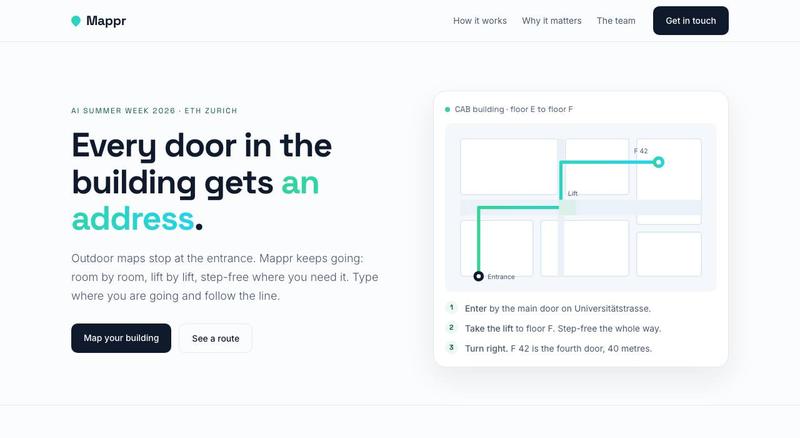 Mappr, the live website