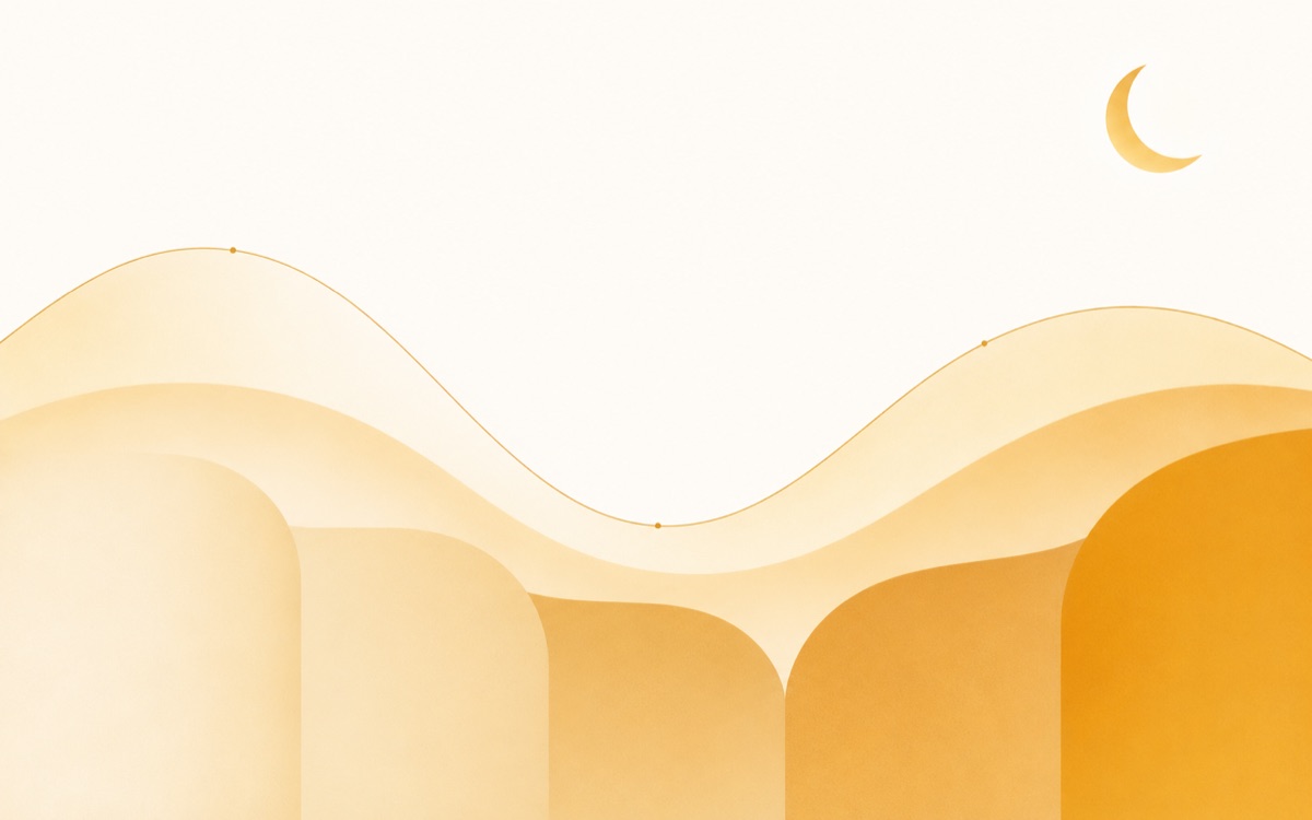A sleep curve across a night