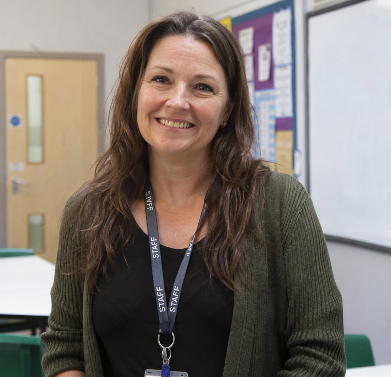 Teacher in a classroom